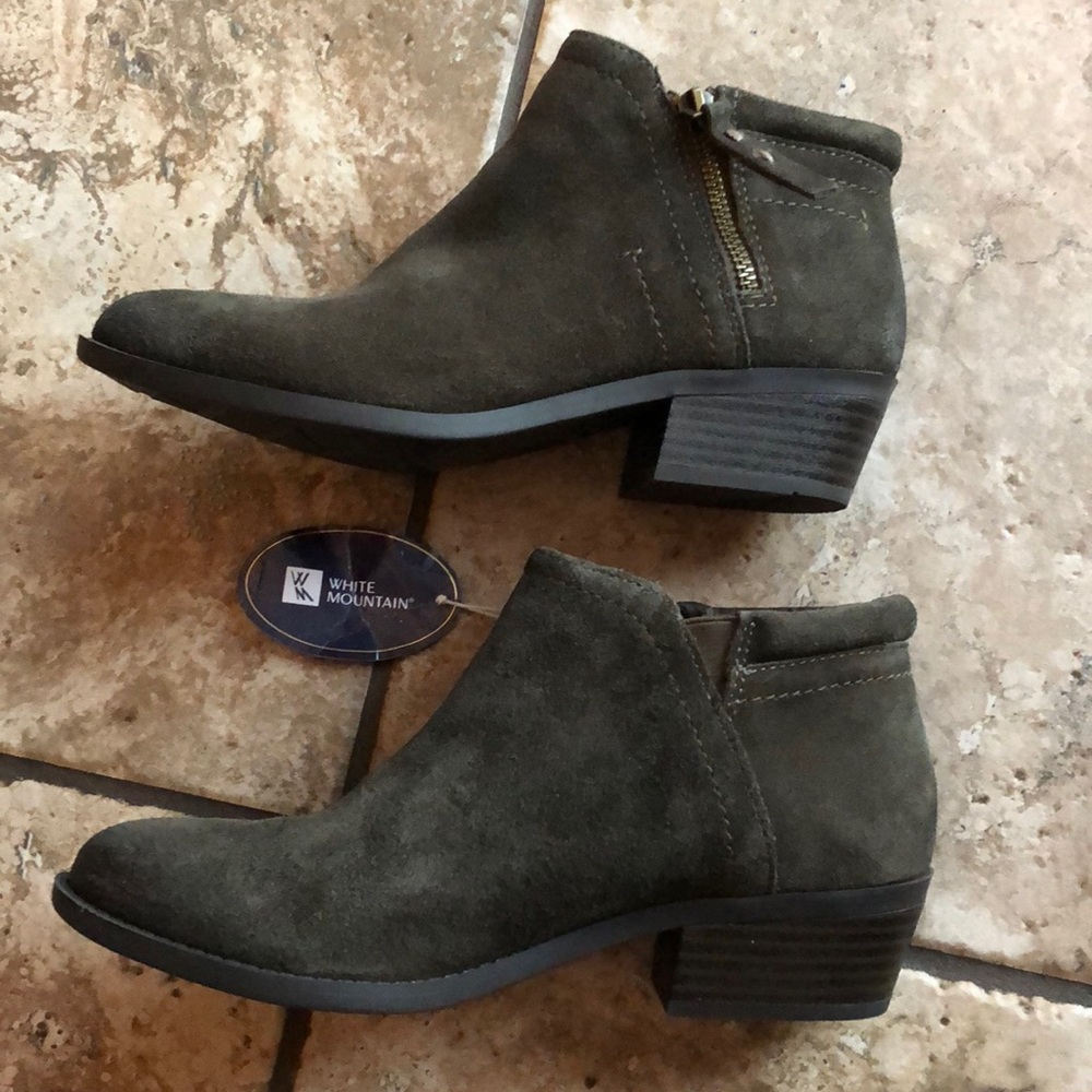 Leather ankle boots